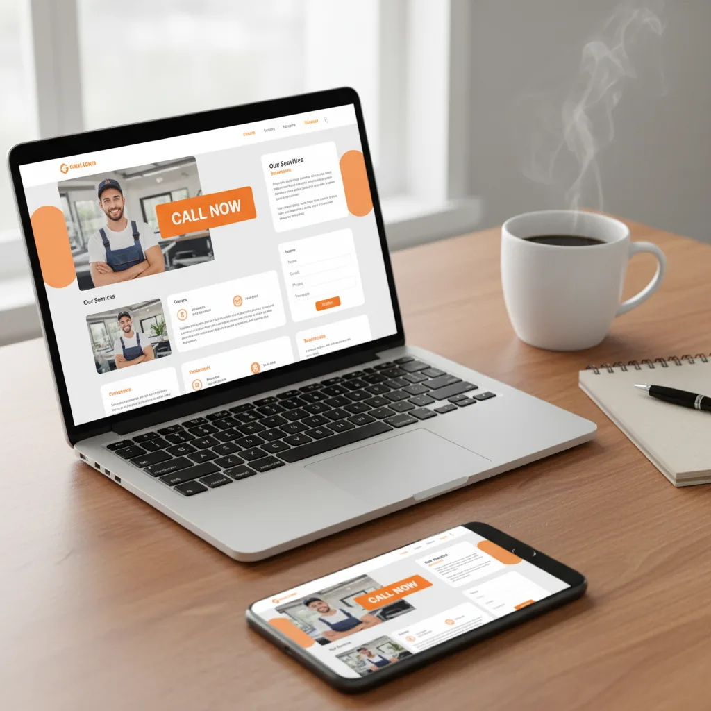 Landing Page Design for home service contractors